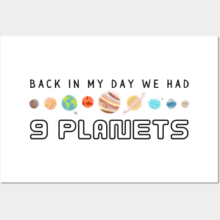 9 Planets Posters and Art